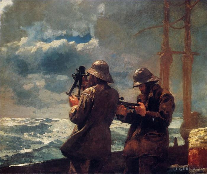 Winslow Homer Oil Painting - Eight Bells