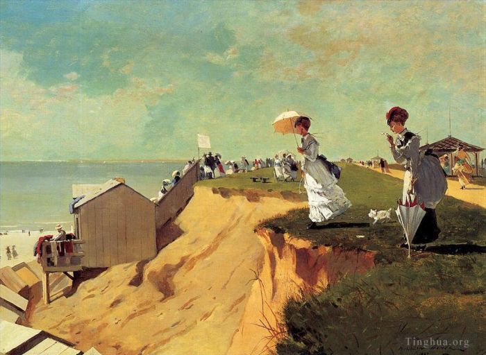 Winslow Homer Oil Painting - Long Branch New Jersey
