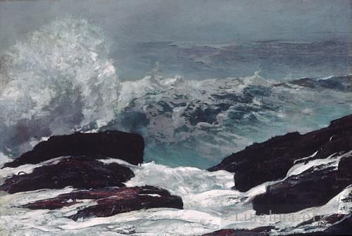 Winslow Homer Oil Painting - Maine Coast
