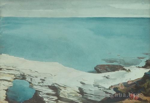 Winslow Homer Oil Painting - Natural Bridge Bermuda