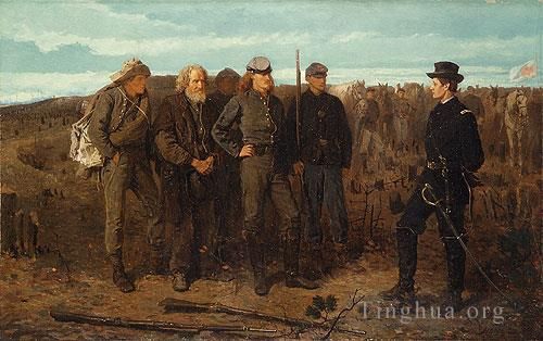 Winslow Homer Oil Painting - Prisoners From The Front