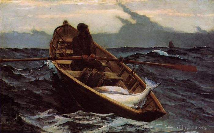 Winslow Homer Oil Painting - The Fog Warning