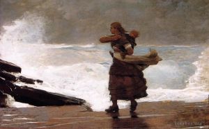 Artist Winslow Homer's Work - The Gale