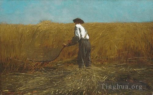 Winslow Homer Oil Painting - The Veteran In A New Field