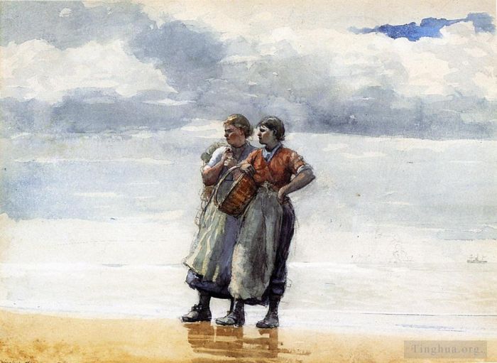 Winslow Homer Various Paintings - Daughters of the Sea