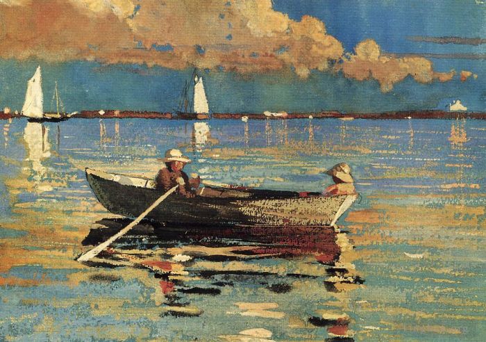 Winslow Homer Various Paintings - Gloucester Harbor