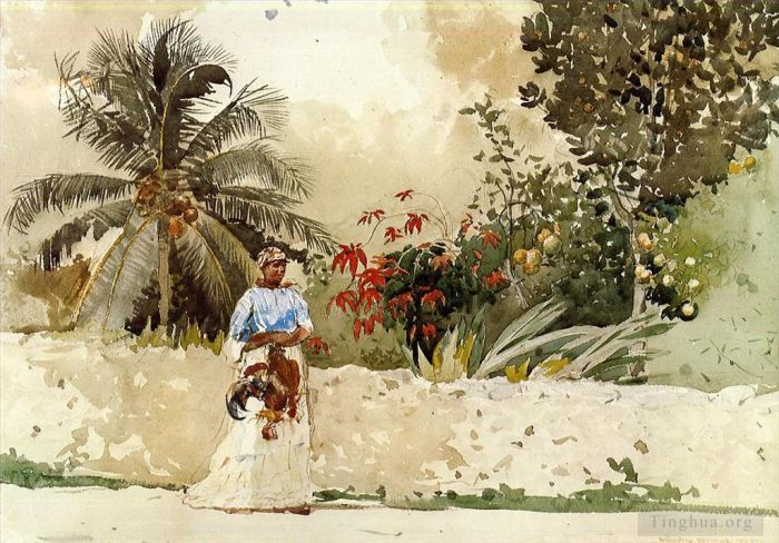 Winslow Homer Various Paintings - On the Way to the Bahamas