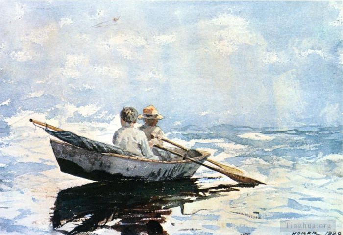 Winslow Homer Various Paintings - Rowboat