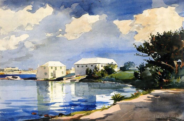 Winslow Homer Various Paintings - Salt Kettle Bermuda
