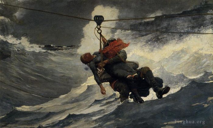 Winslow Homer Various Paintings - The Life Line
