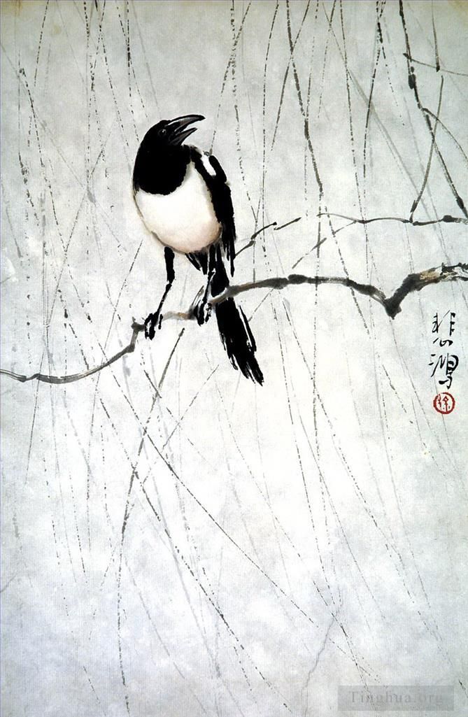 Xu Beihong Chinese Painting - Bird