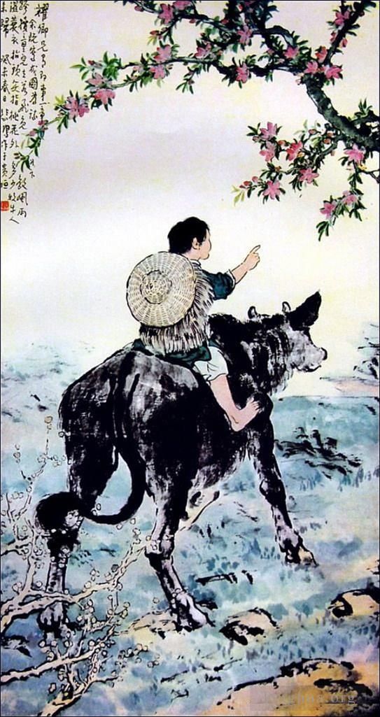 Xu Beihong Chinese Painting - Corydon
