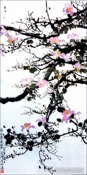 Artist Xu Beihong's Work - Floral branches