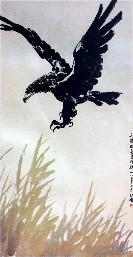 Xu Beihong Chinese Painting - Flying eagle