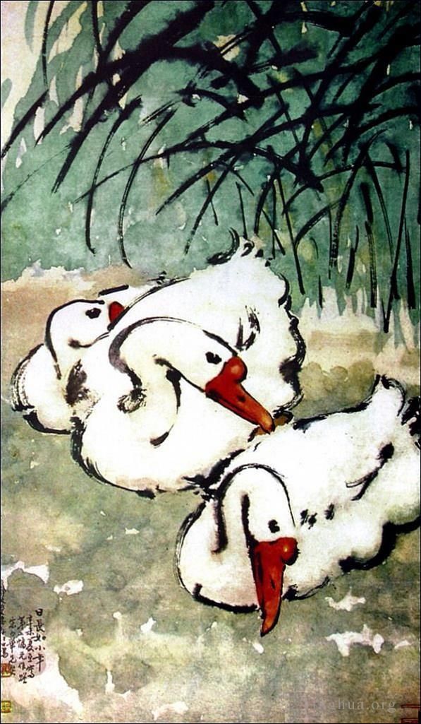 Xu Beihong Chinese Painting - Goose 3