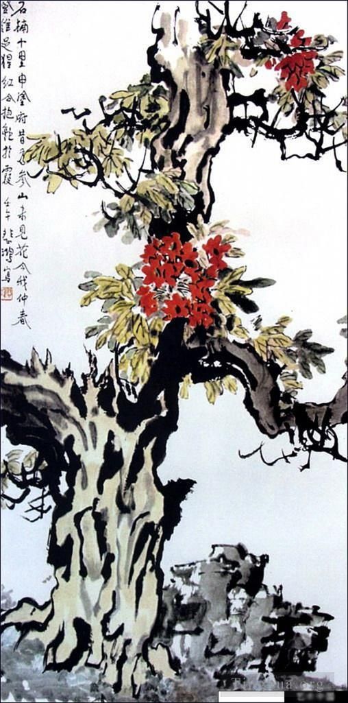 Xu Beihong Chinese Painting - Tree